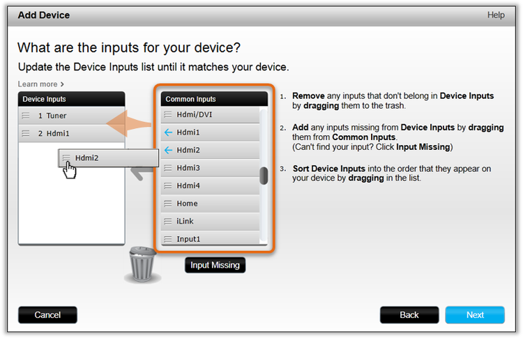 Adding a private device