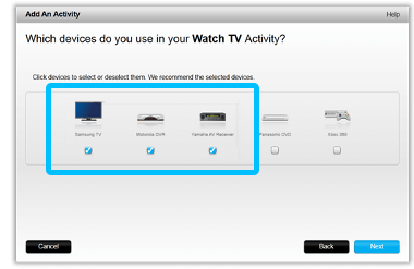 creating a Watch TV Activity