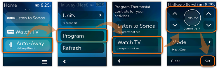 Nest programming on Ultimate