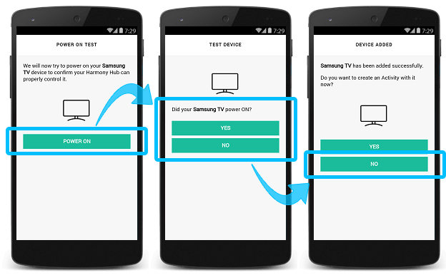 App Harmony - Sostituzione di un dispositivo