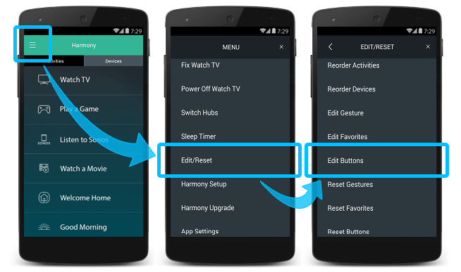 Harmony App - Remove Command