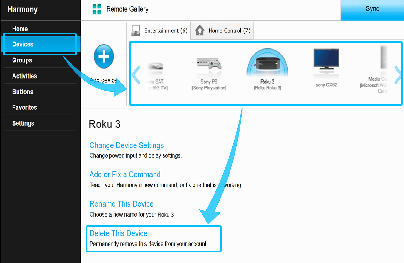 Remove device