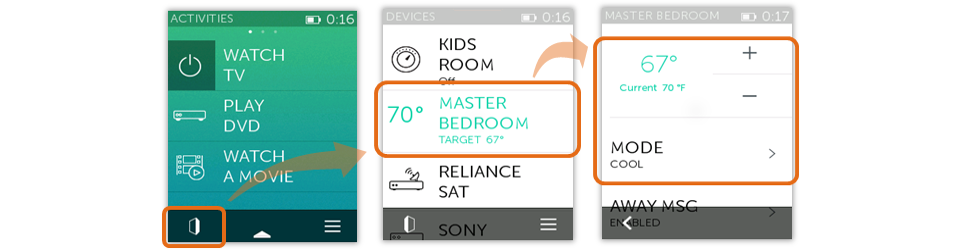 Ecobee Thermostat - Controlling from Ultimate Home