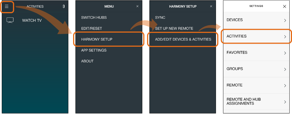 HarmonyApp - Customize this Activity