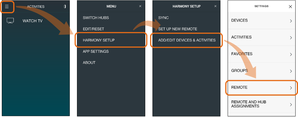 Harmony App - Create Button Sequence