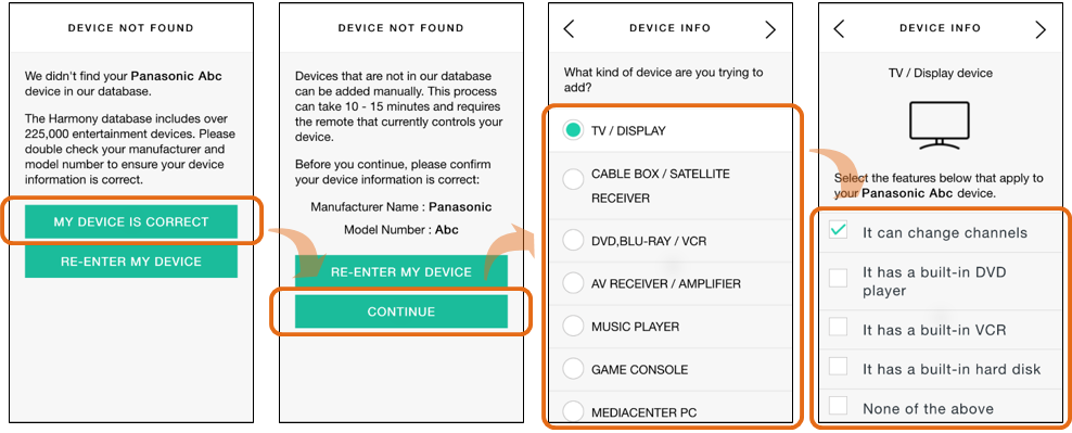 Adding a private device